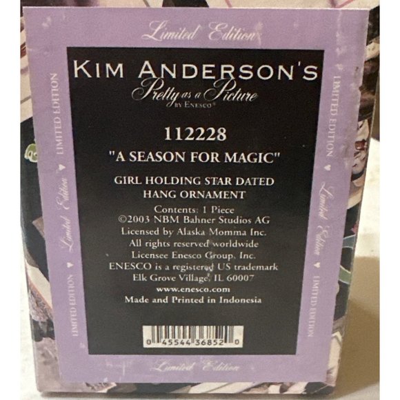 Set of 2 Vintage Kim Anderson Pretty as a Picture by Enesco Collectibles (READ) - Picture 10 of 16